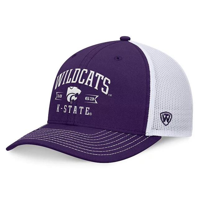 Mens Top of the World Kansas State Wildcats Carson Trucker Adjustable Hat Product Image