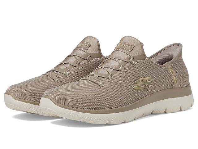 Skechers Hands Free Slip-ins Summits Classy Night Womens Sneakers Brown Gold Product Image