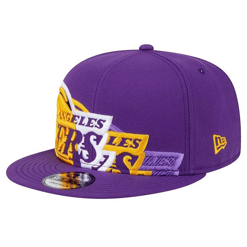 Mens New Era Los Angeles Lakers Sport Night Team Shadow 9FIFTY Snapback Hat Product Image