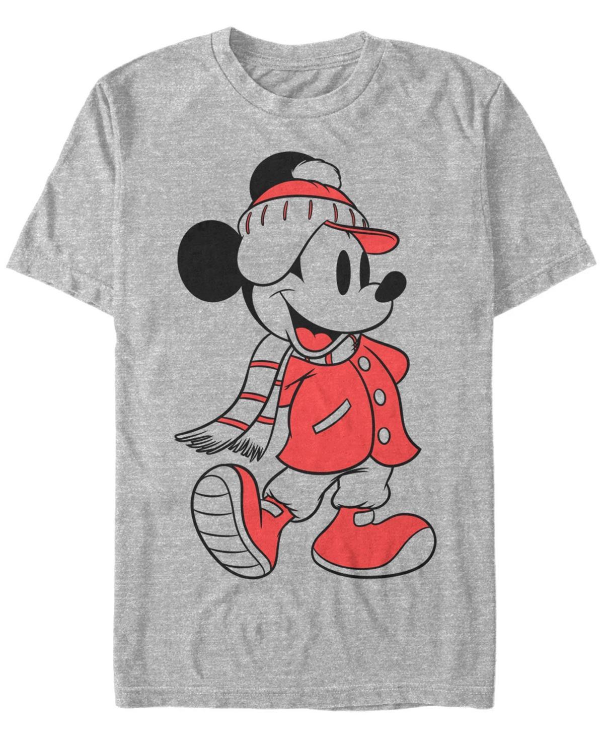 Mens Disney Mickey Mouse Christmas Outline Tee Product Image