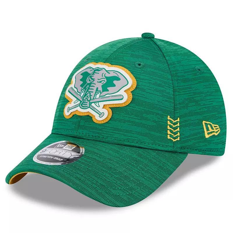 Mens New Era Green Oakland Athletics 2024 Clubhouse 9FORTY Adjustable Hat Product Image