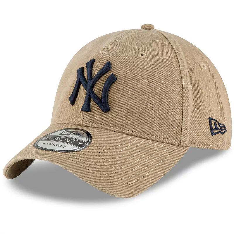 New Era Mens New Era Yankees Core Classic - Mens Beige/Navy Product Image