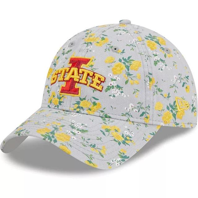 Womens New Era Gray Iowa State Cyclones Bouquet 9TWENTY Adjustable Hat Product Image