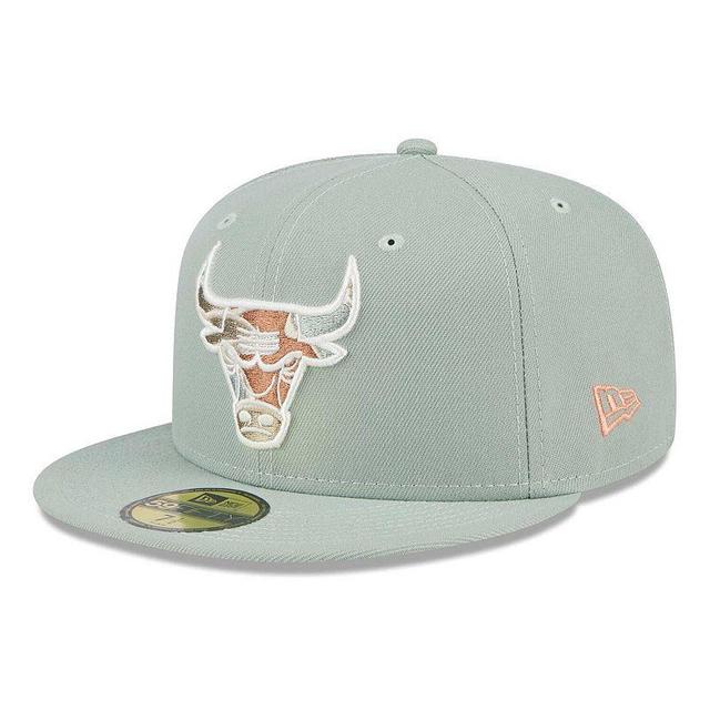 Mens New Era Chicago Bulls Springtime Camo 59FIFTY Fitted Hat Product Image