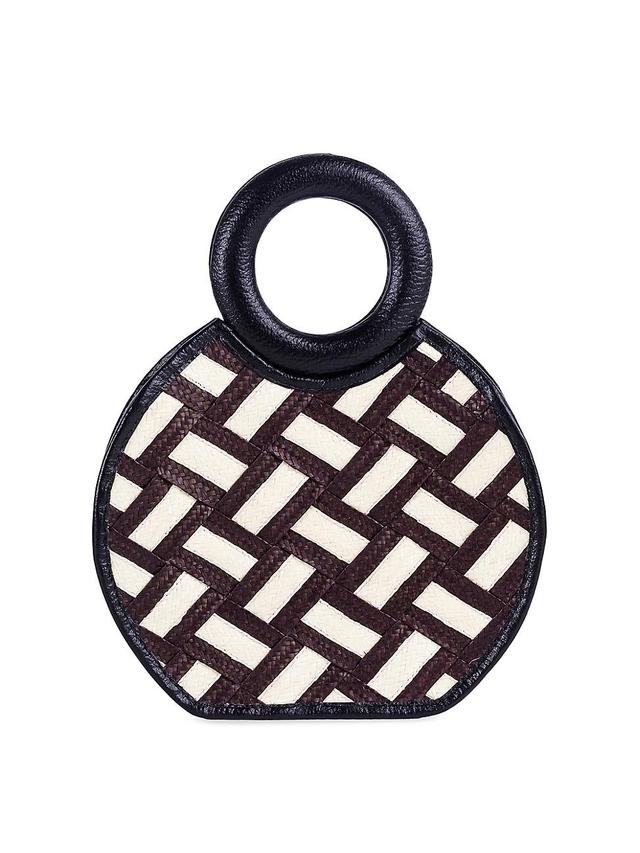 Womens Zen Braid Mini Bag in Leather and Caa Flecha Product Image