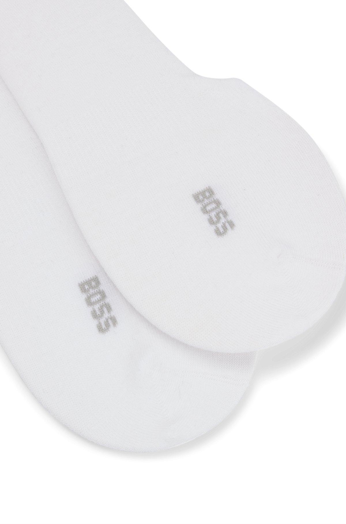 Two-pack of invisible socks in a cotton blend Product Image