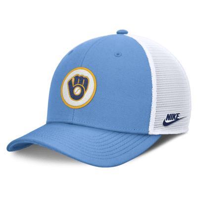 Milwaukee Brewers Cooperstown Rise Men's Nike Dri-FIT MLB Trucker Adjustable Hat Product Image