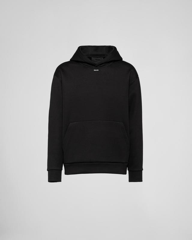 Technical cotton hoodie Product Image