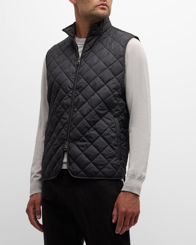 Mens Essex Quilted Full-Zip Vest Product Image