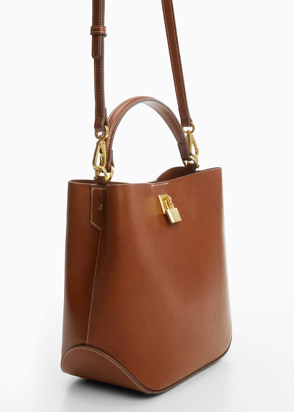 MANGO - Shopper bag with padlock - One size - Women Product Image