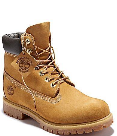 Timberland Mens Timberland 6 Premium Waterproof Boots - Mens Wheat Nubuck/Wheat Product Image