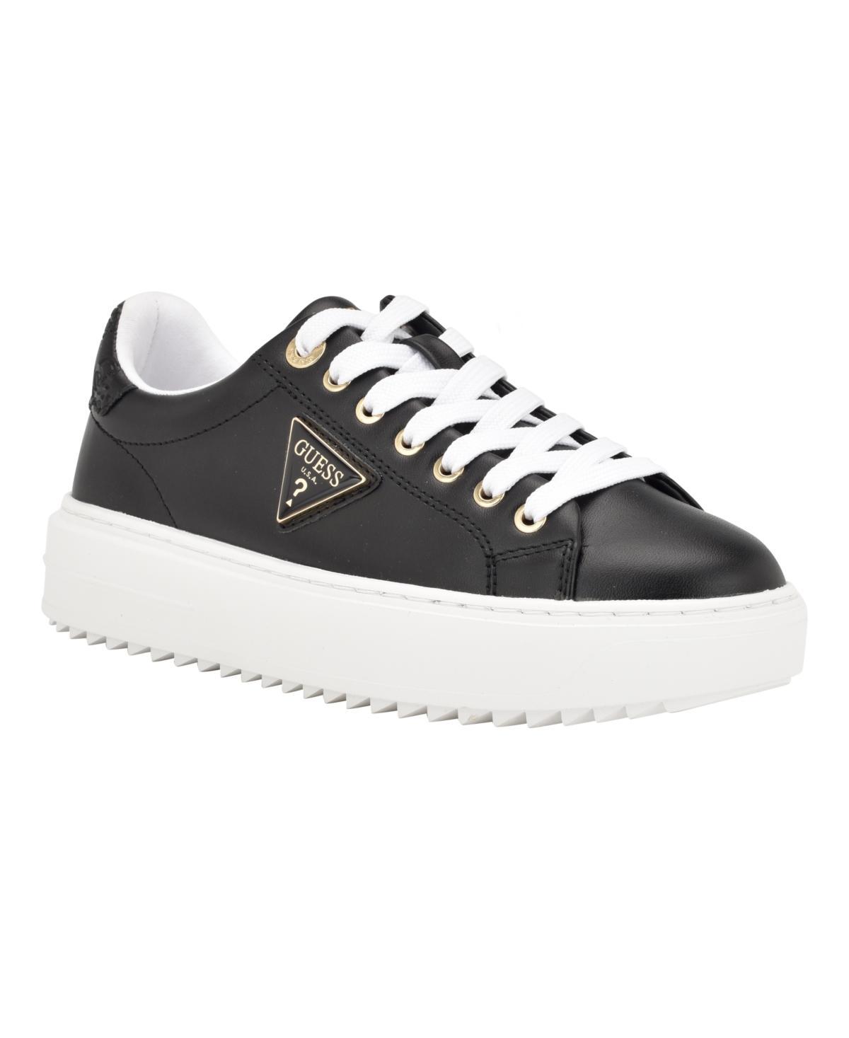 Guess Womens Denesa Treaded Platform Lace-Up Sneakers Product Image