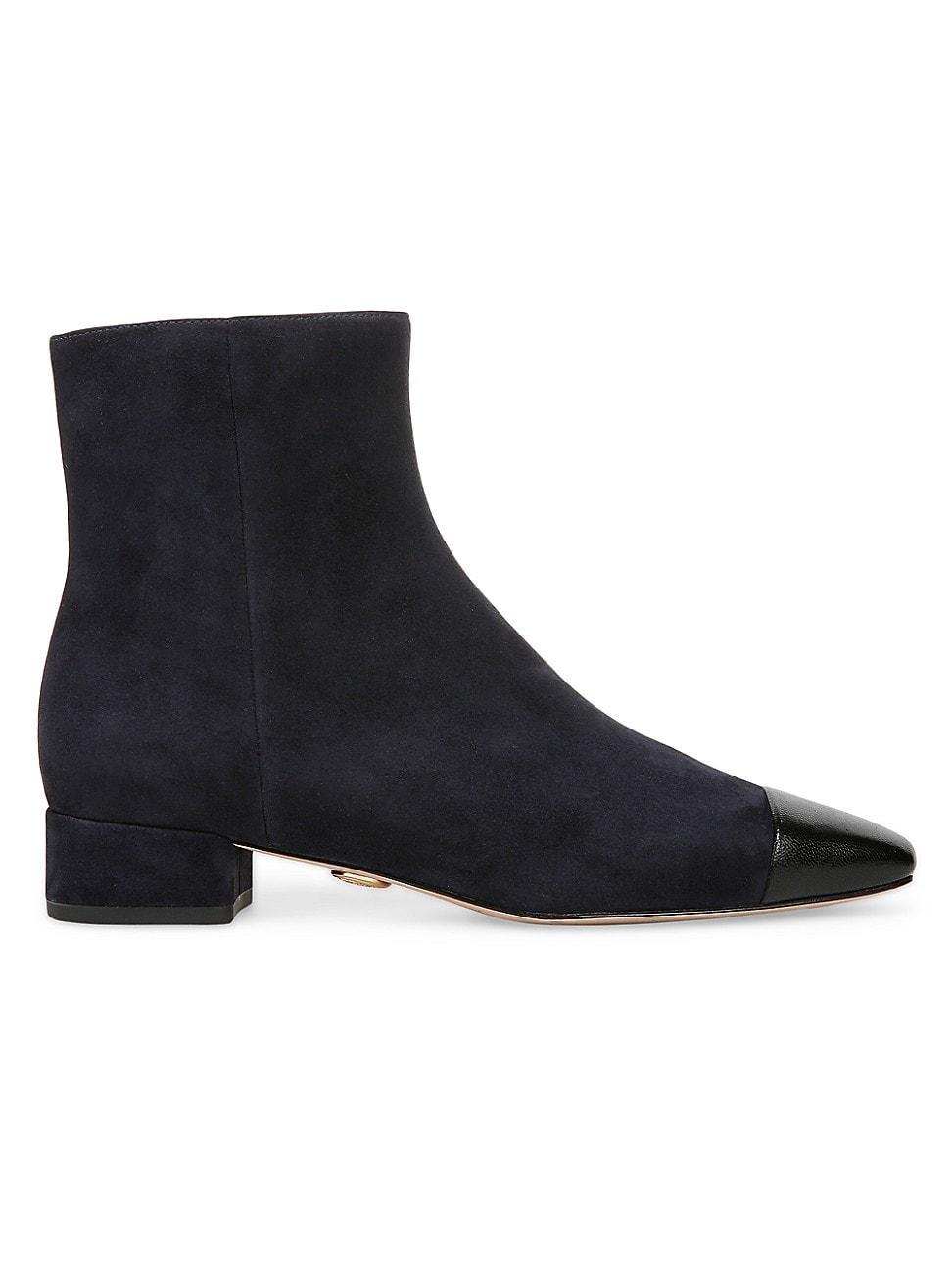 Womens Cecile Suede Ankle Booties Product Image