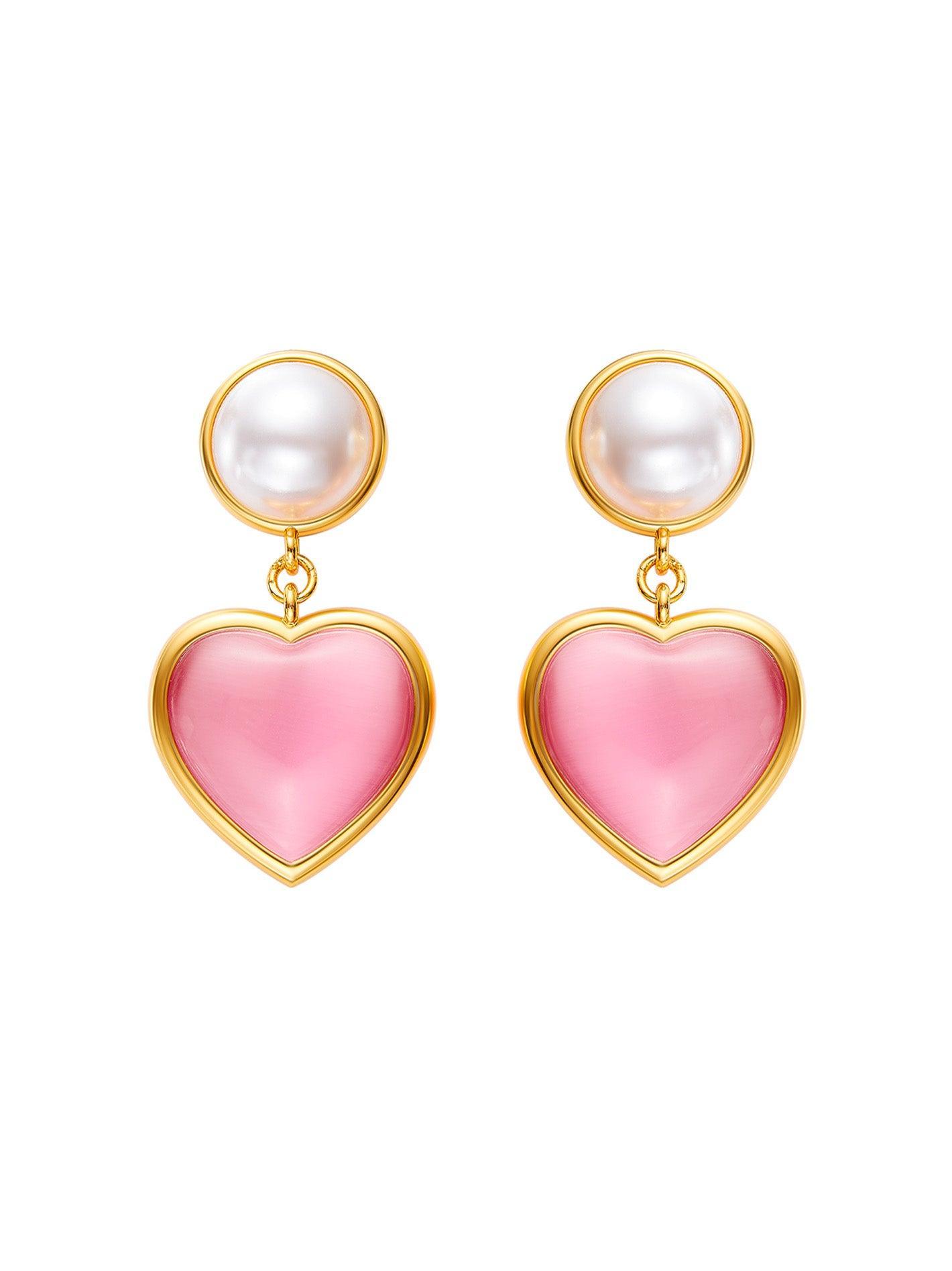 Dascha Heart Earrings Product Image