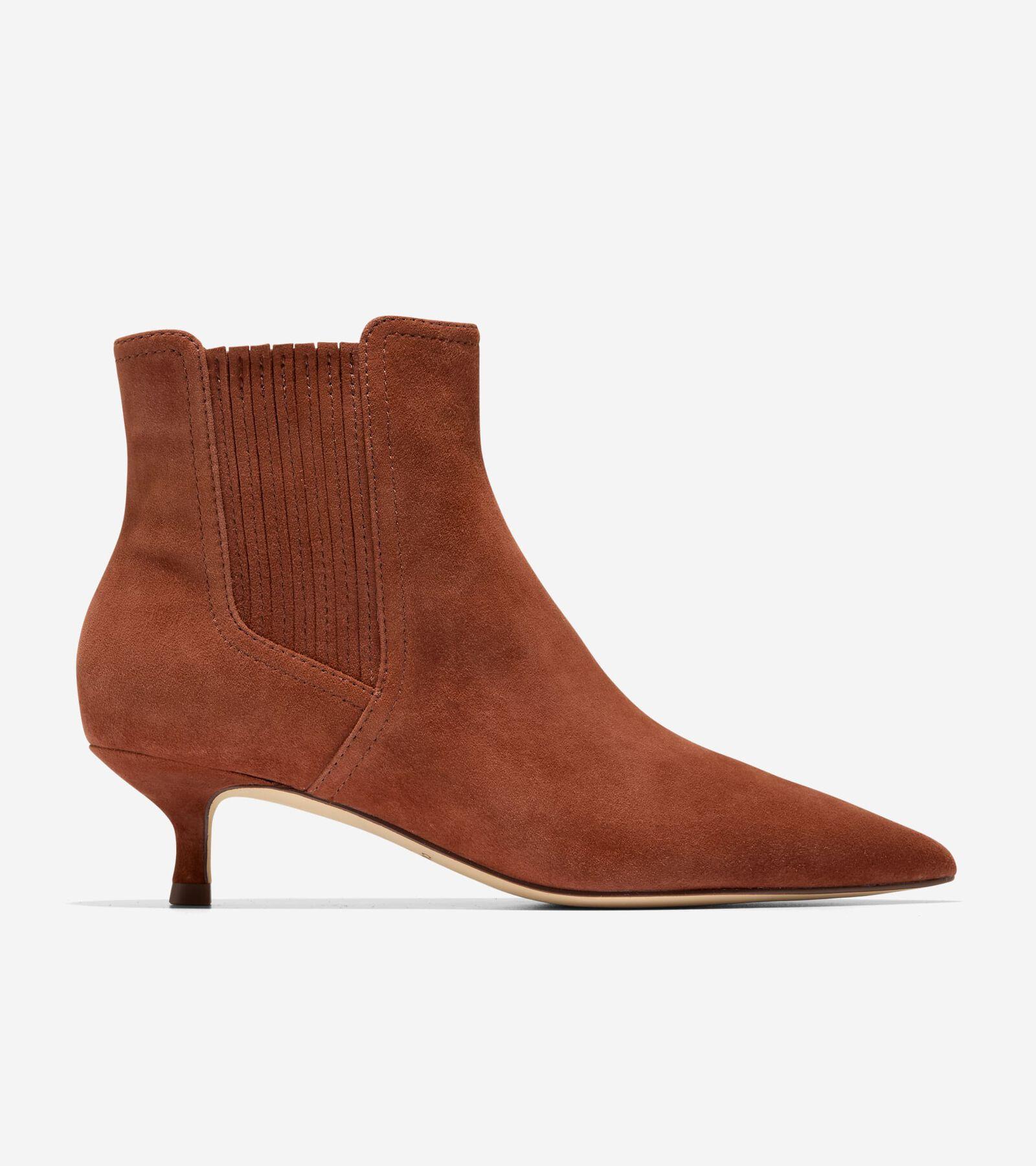 Cole Haan Womens Marcy Chelsea Booties - Brown Size 10.5 Product Image