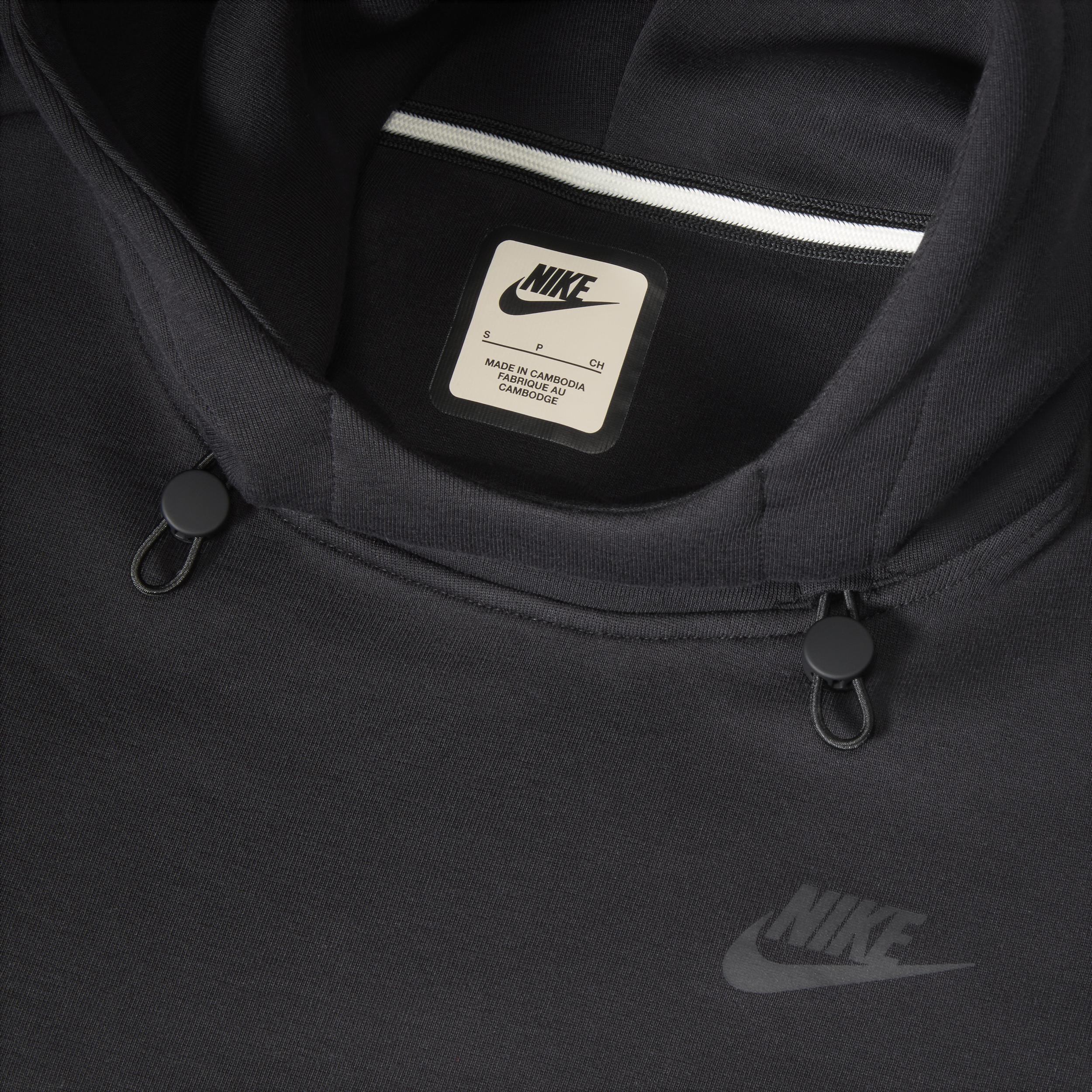 Nike Womens Nike NSW Tech Fleece OS Hoodie - Womens Black/Black Product Image