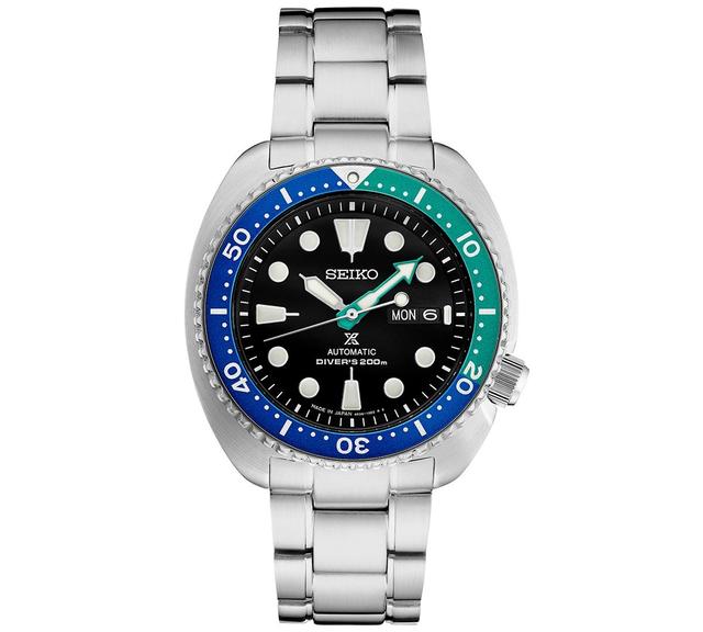 Seiko Mens Automatic Prospex Divers Tropical Lagoon Stainless Steel Bracelet Watch 45mm Product Image