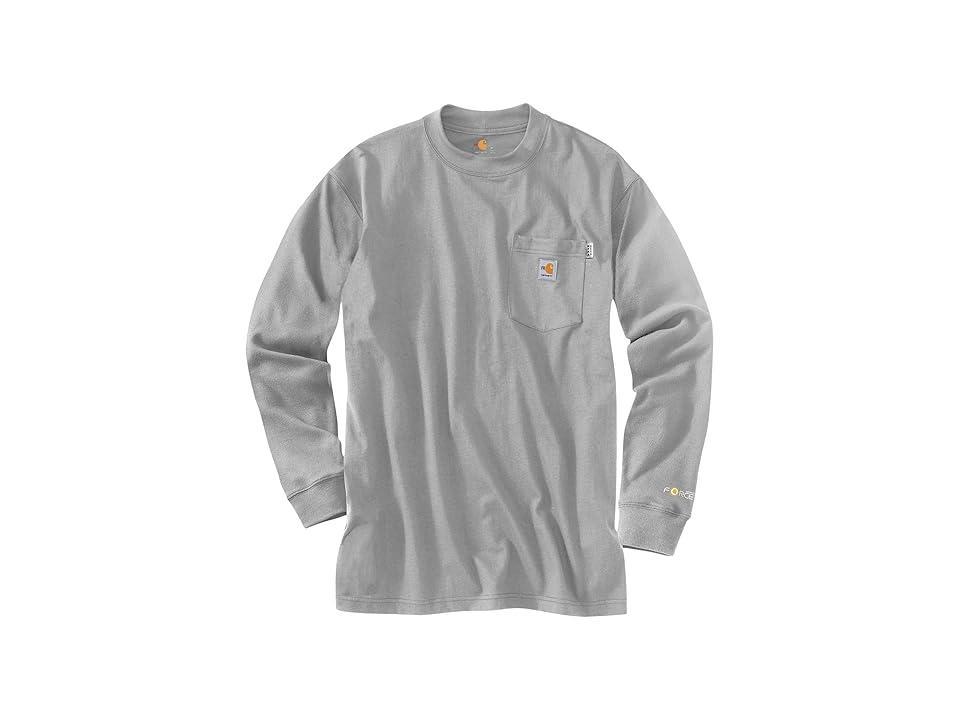 Carhartt Big Tall Flame-Resistant Force(r) Cotton Long Sleeve T-Shirt (Light ) Men's Clothing Product Image