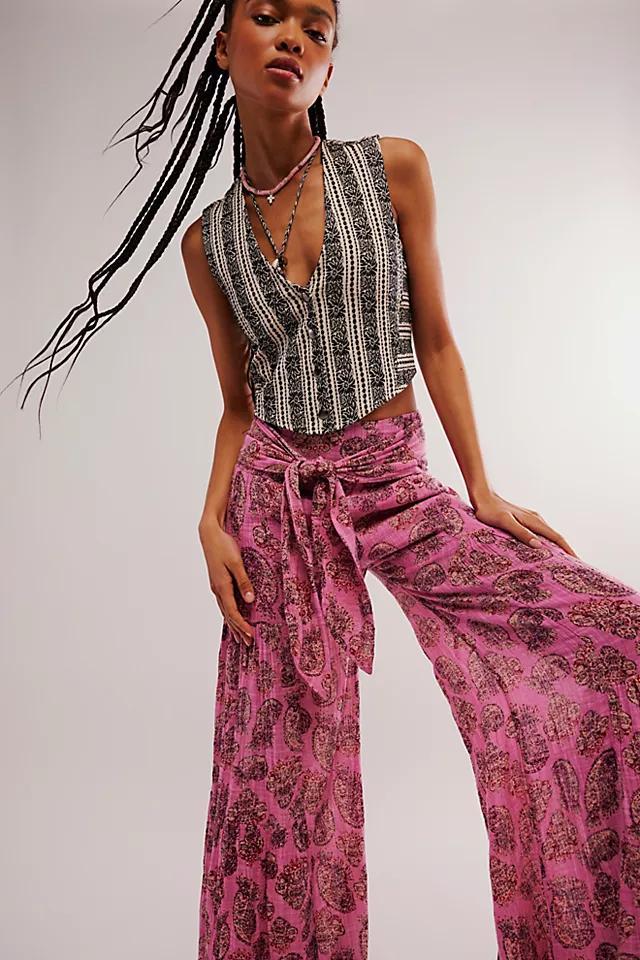 FP One Good Day Printed Wide-Leg Pants Product Image