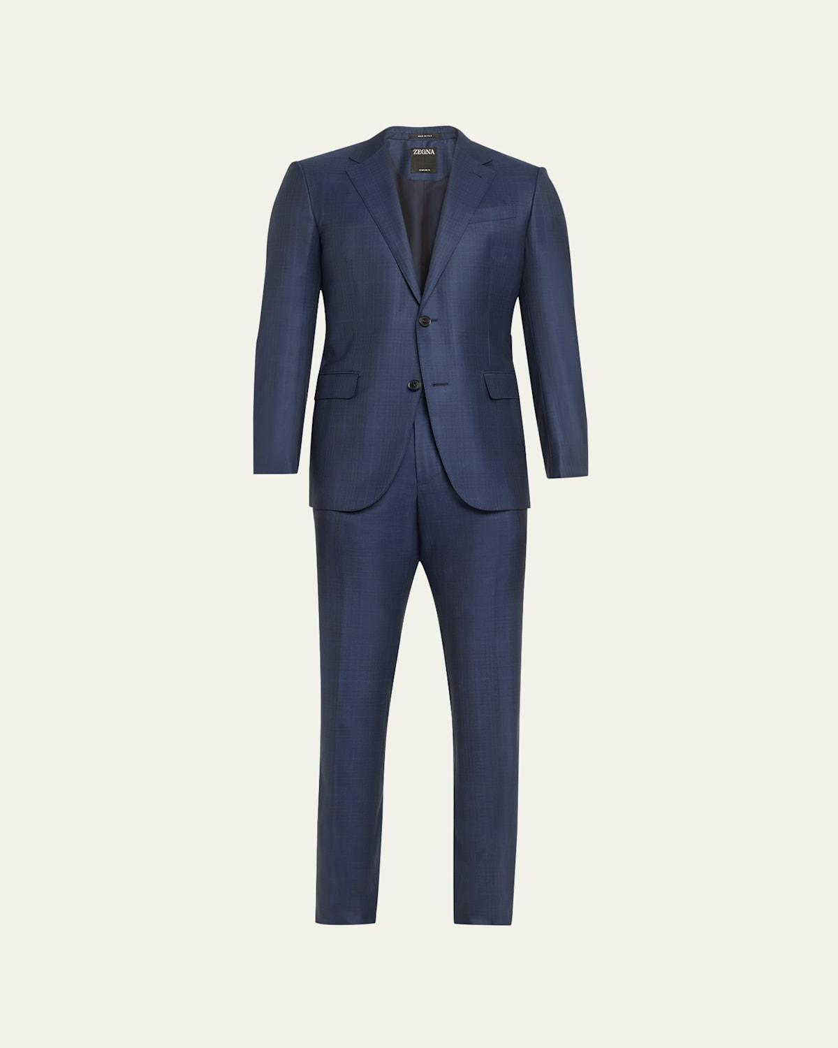 Mens 15milmil15 Micro-Plaid Suit Product Image