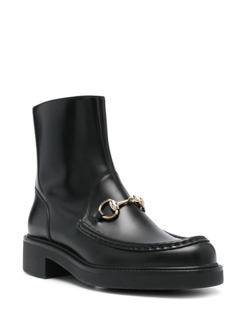 GUCCI Leather Boots In Black Product Image