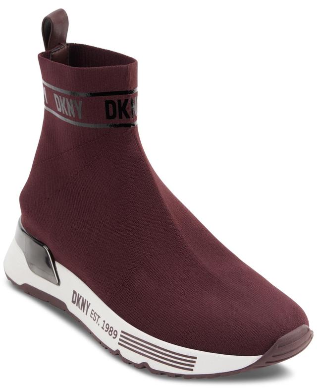 Dkny Womens Neddie Pull-On Sock Sneakers - Black/ Product Image