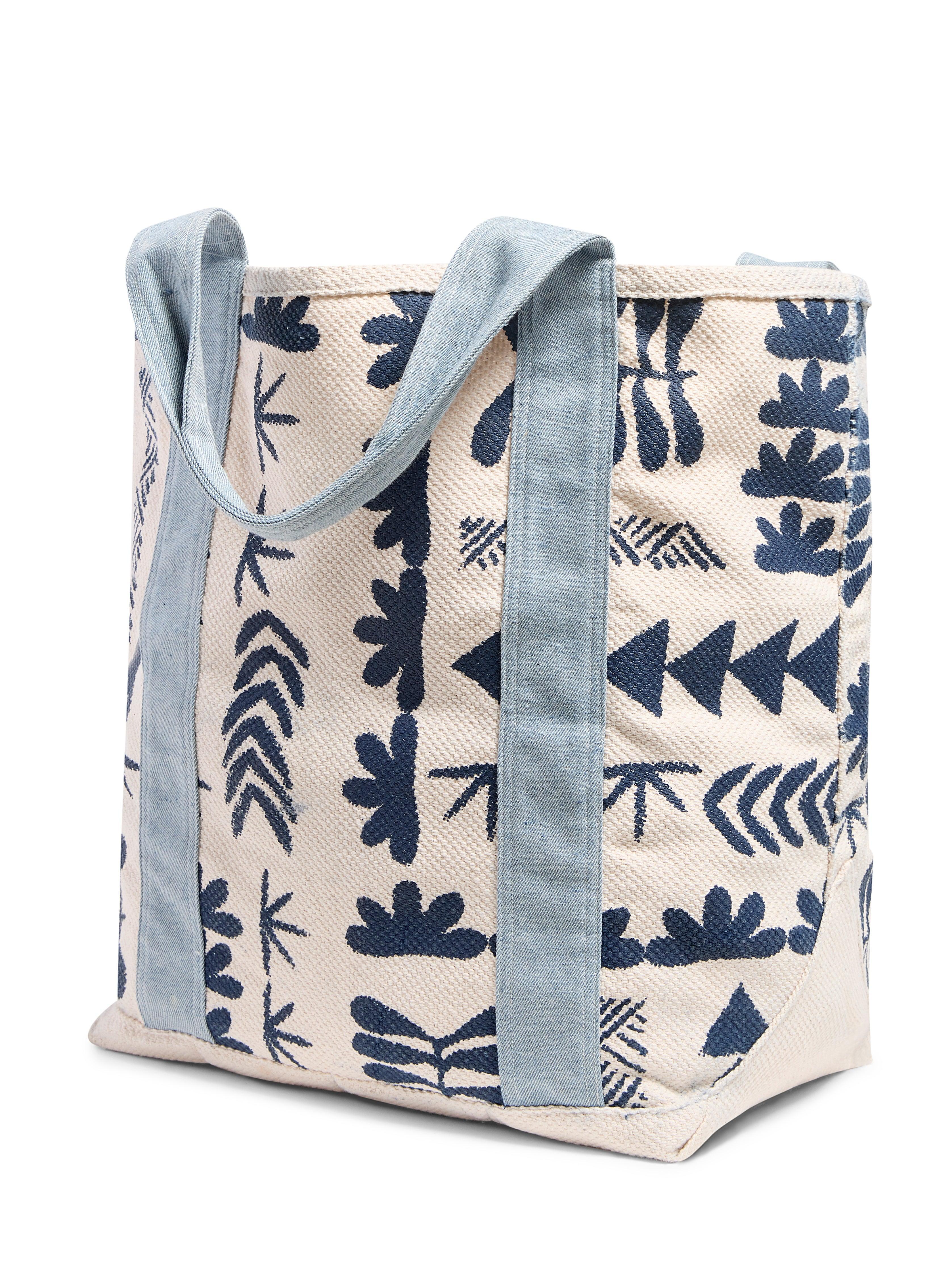 Anna Kahalekulu Naupaka Beach Tote - Seaside Naupaka Block Female Product Image