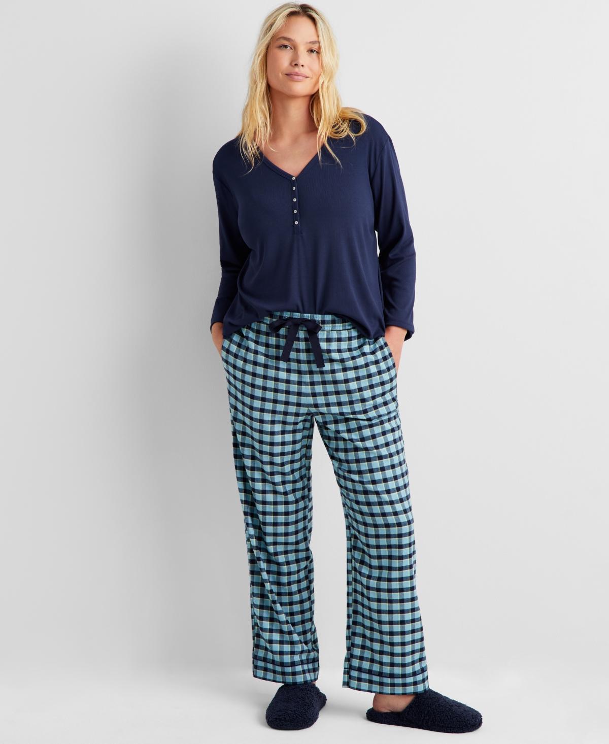 State of Day Womens Plaid Flannel Pajama Pants Xs-3X, Created for Macys product image