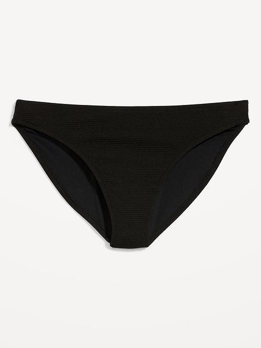 Low-Rise Classic Pucker Bikini Swim Bottoms Product Image