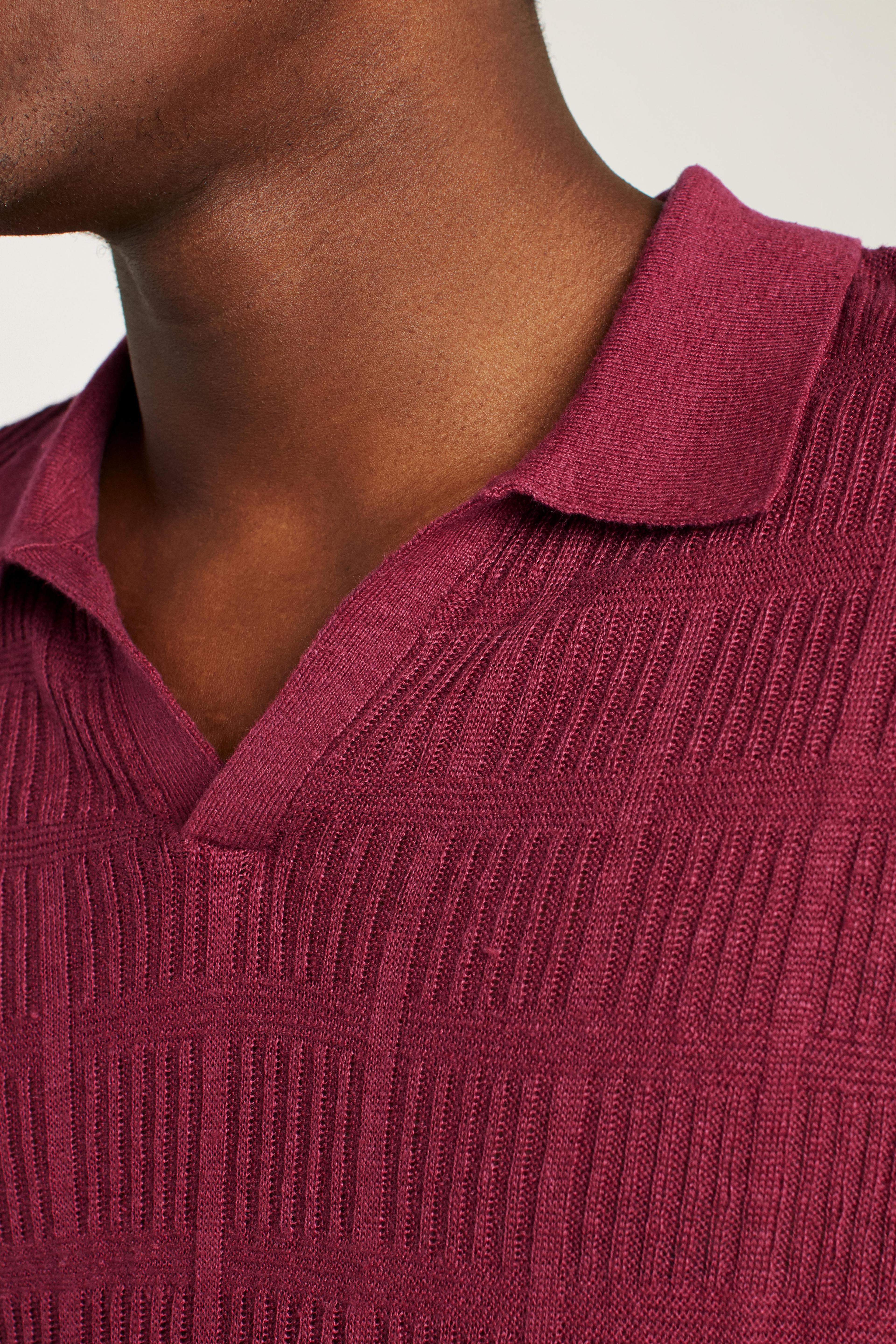 Hudson Italian Sweater Polo Product Image