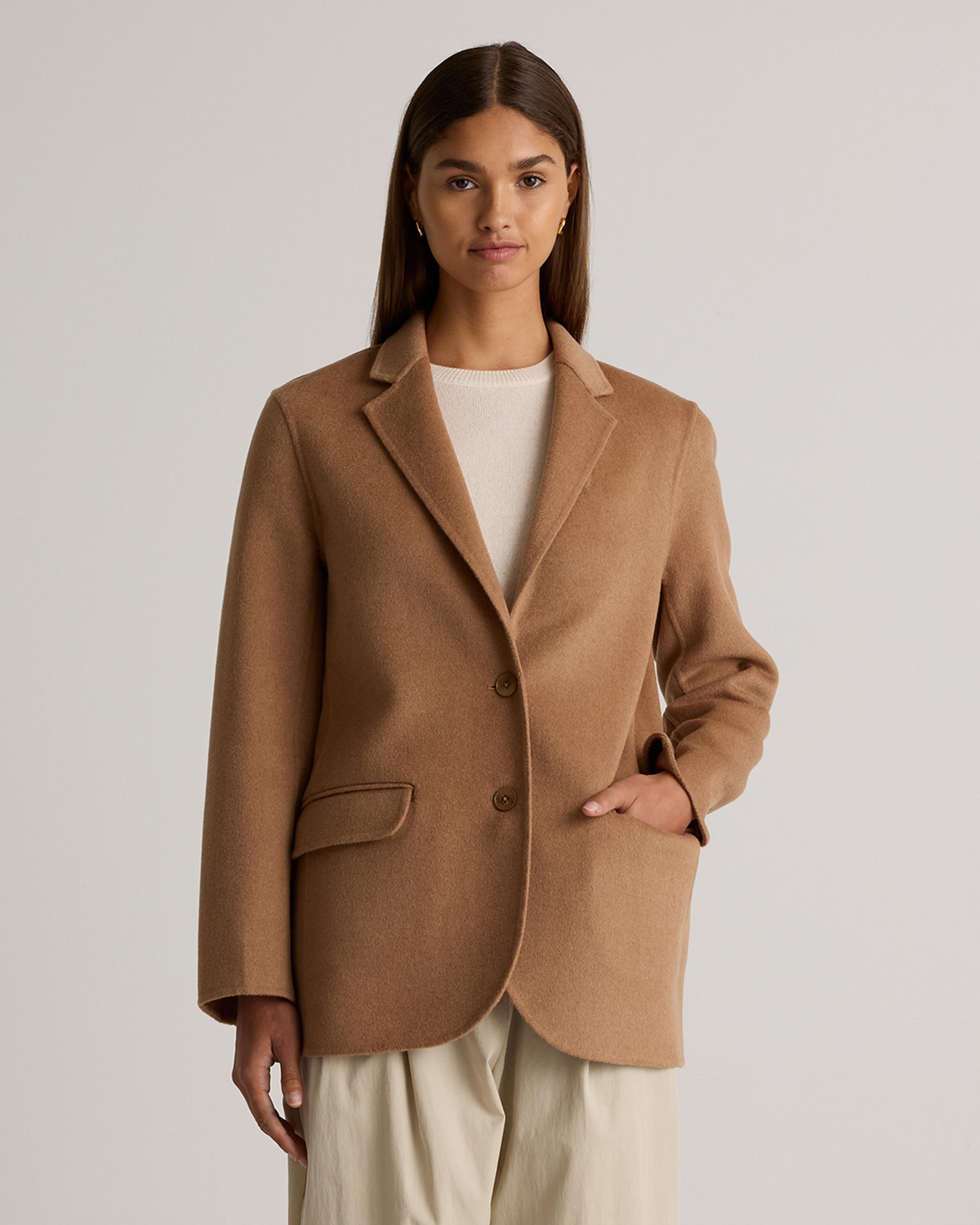 Double-Faced Merino Wool Soft Blazer Product Image