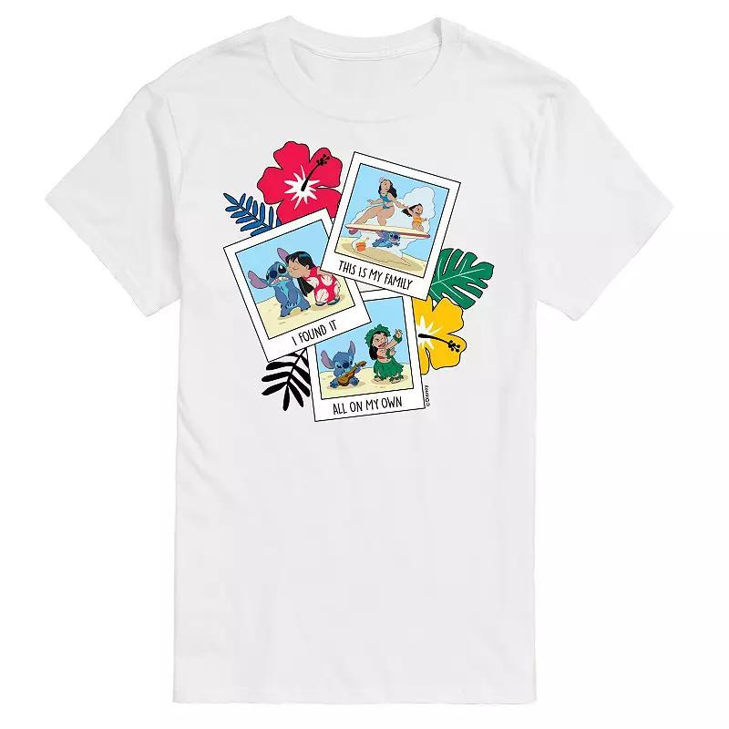 Disneys Lilo and Stitch Big & Tall This Is My Family Graphic Tee, Mens Product Image