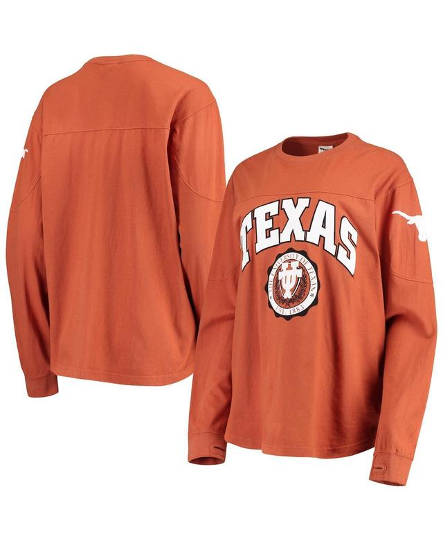 Womens Pressbox Texas Orange Texas Longhorns Edith Long Sleeve T-shirt Product Image