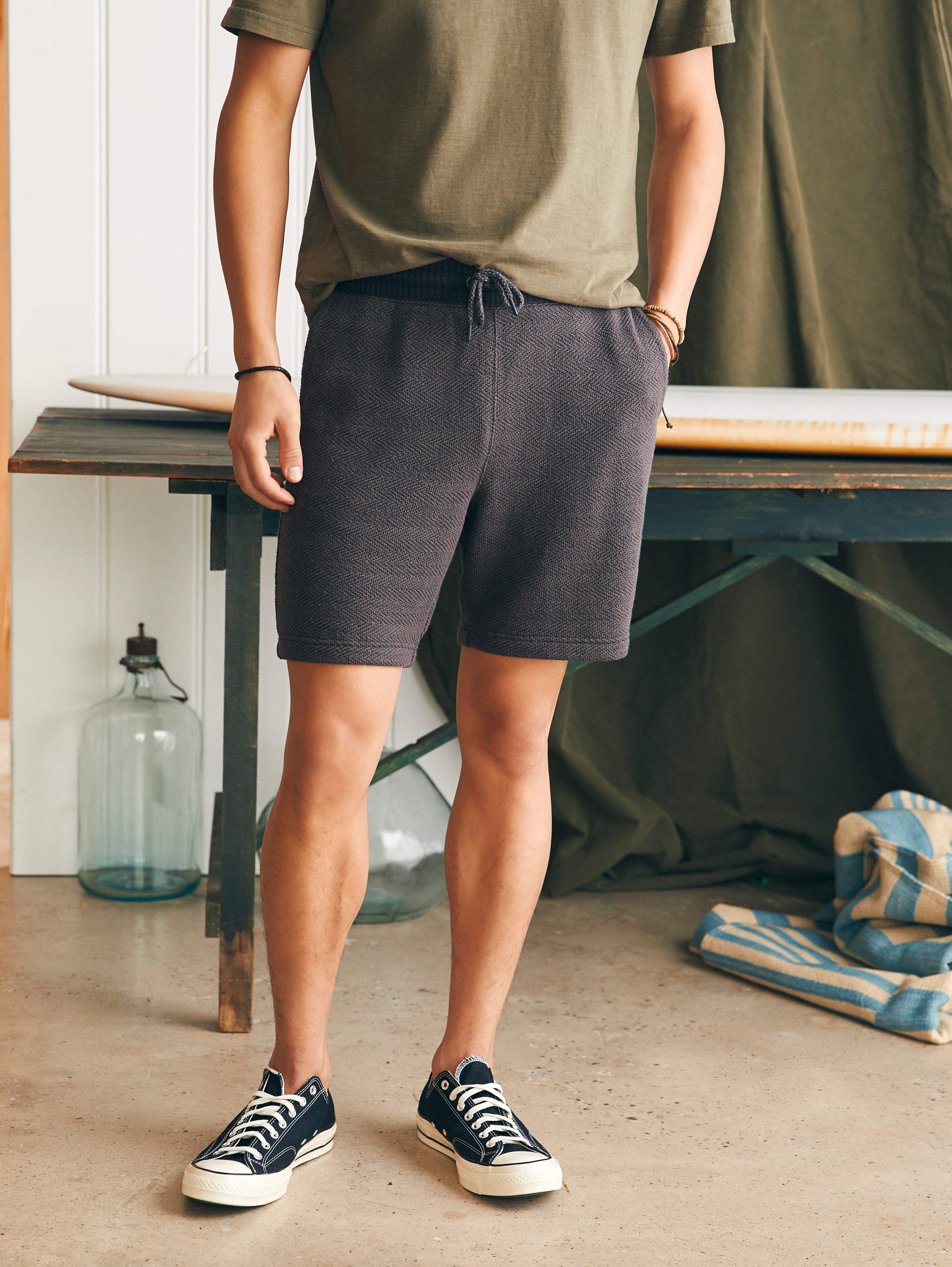 Whitewater Sweatshort - Washed Black Male Product Image