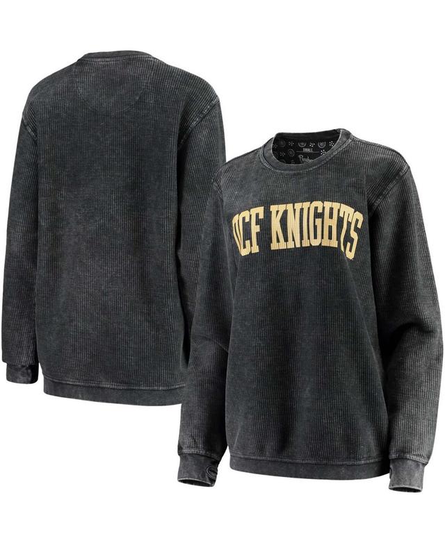 Womens Pressbox UCF Knights Comfy Cord Vintage Wash Basic Arch Pullover Sweatshirt Product Image