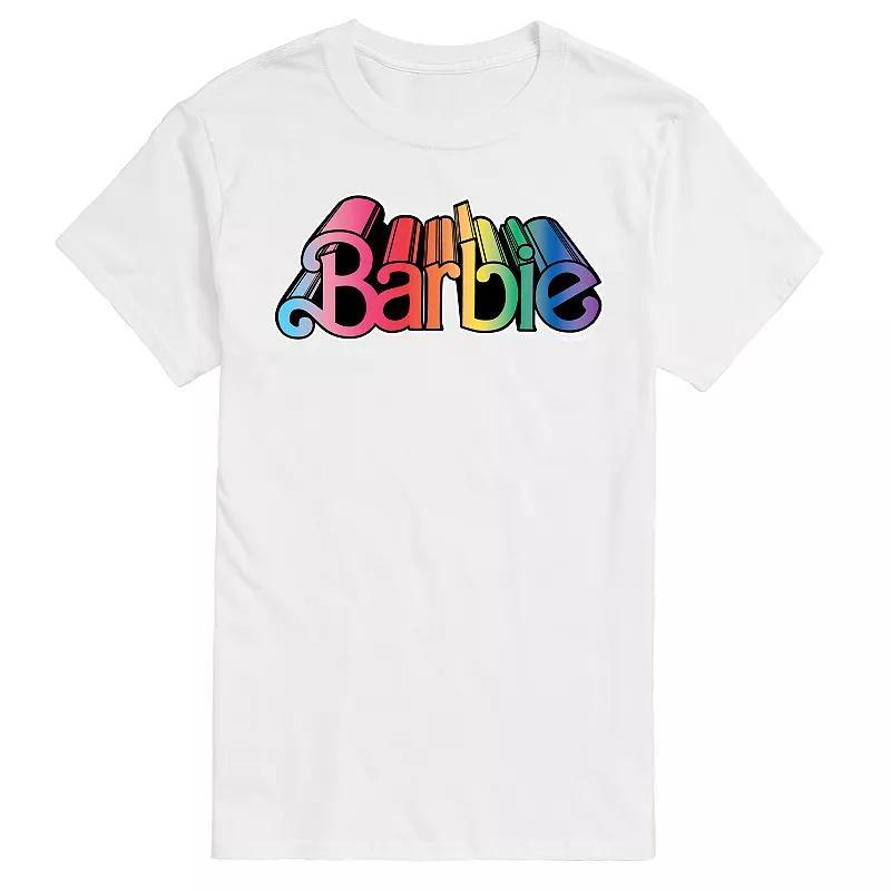 Mens Barbie Pride Logo Graphic Tee Product Image