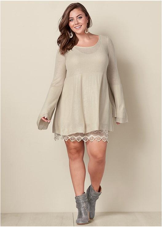 Boho Sweater Dress Product Image