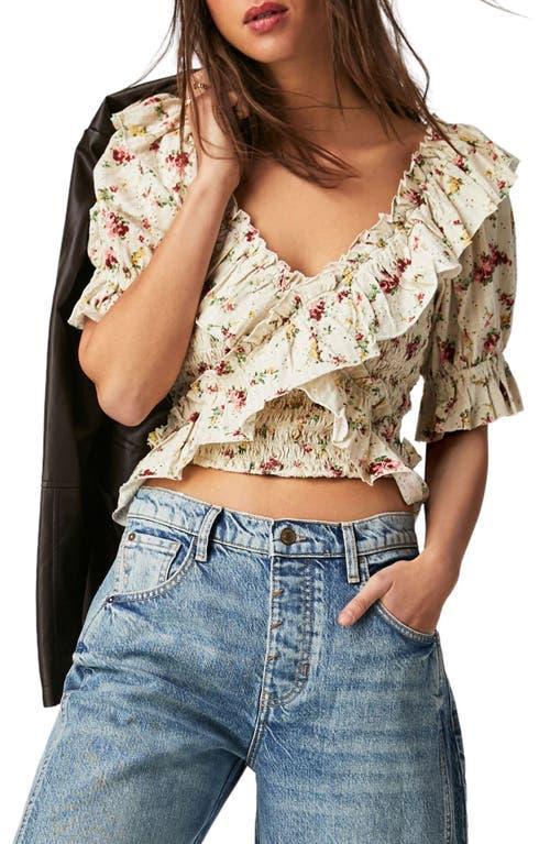 Free People Favorite Girl Top (Tea Combo) Women's Clothing Product Image