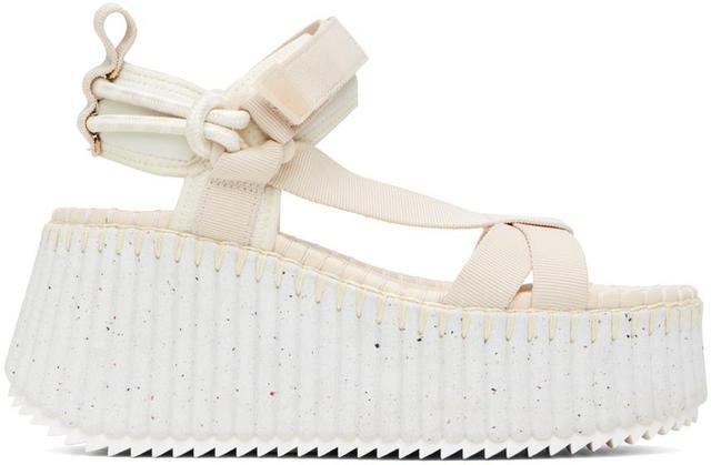 Nama Sandals In White Product Image