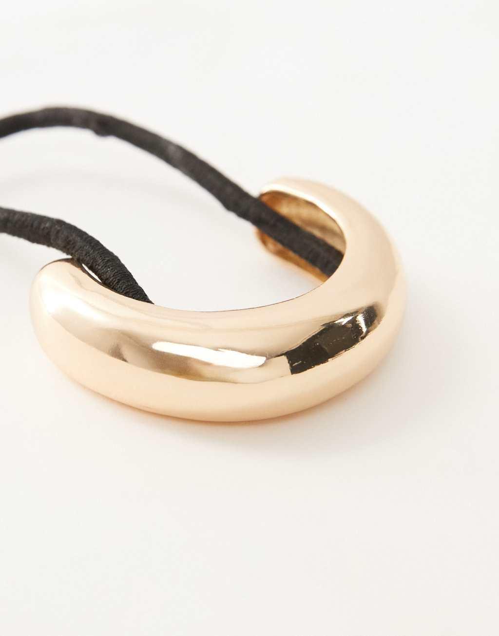 Reclaimed Vintage hairband cuff in gold Product Image