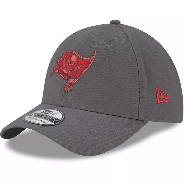 Mens New Era Graphite Tampa Bay Buccaneers Primary Logo Storm 39THIRTY Flex Hat Product Image