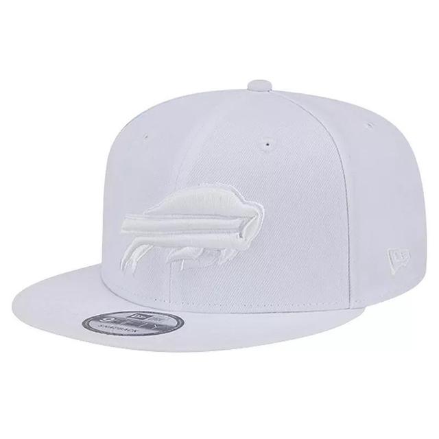 Mens New Era Buffalo Bills Main White 9FIFTY Snapback Hat Product Image