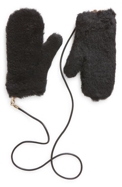 Max Mara Ombrato Teddy Alpaca Blend Mittens Product Image