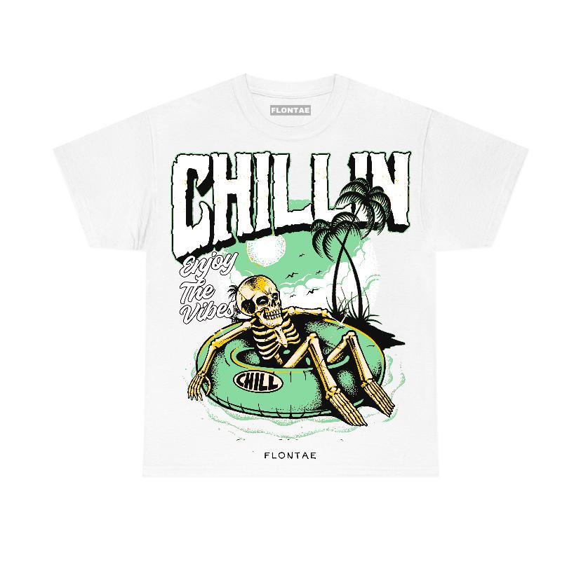 Green Glow 1s Flontae T-Shirt Chillin Graphic Product Image