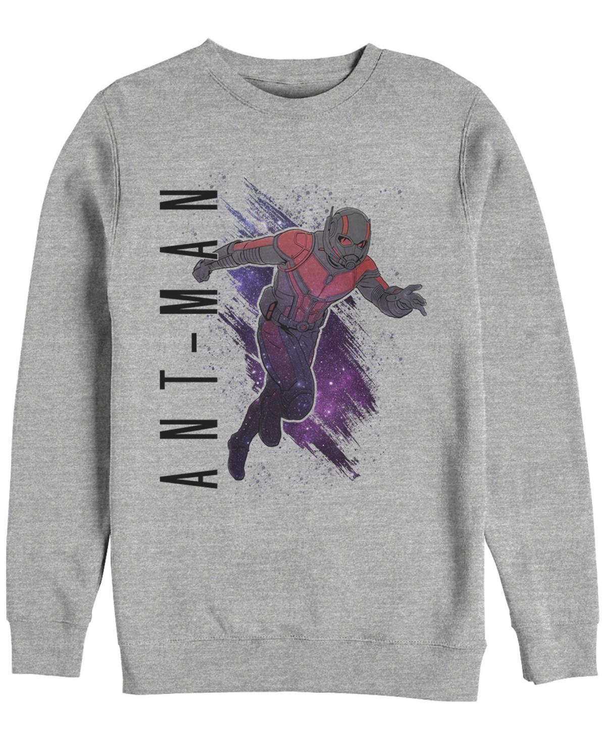 Mens Avengers Ant-Man Galaxy Paint Sweatshirt Athletic Grey Product Image