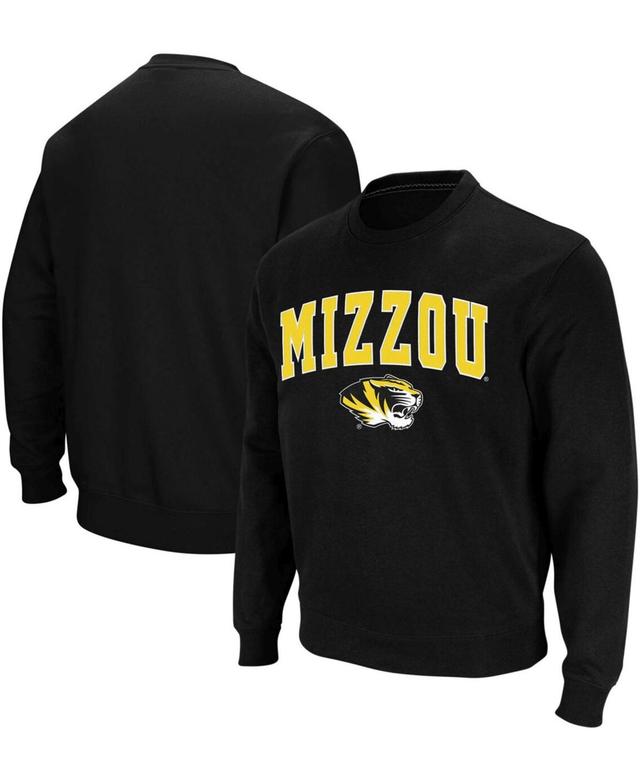 Colosseum Mens Missouri Tigers Arch & Logo Crew Neck Sweatshirt Product Image