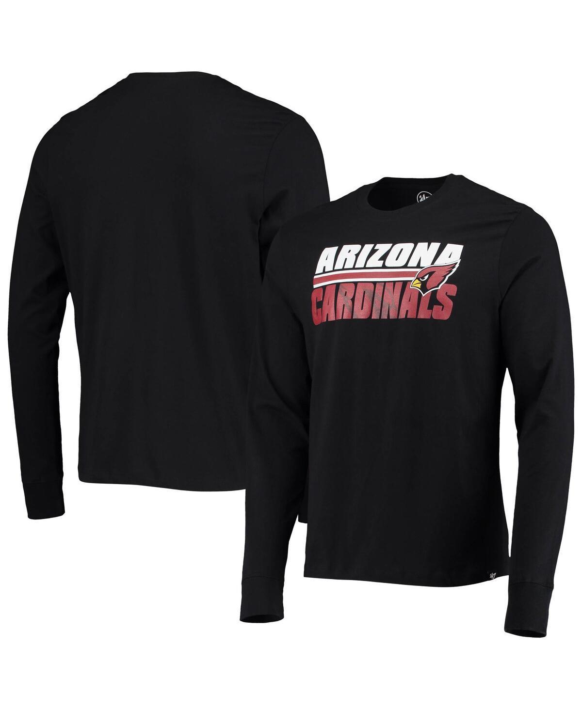 Mens 47 Black Arizona Cardinals Shadow Super Rival Long Sleeve T-shirt Product Image