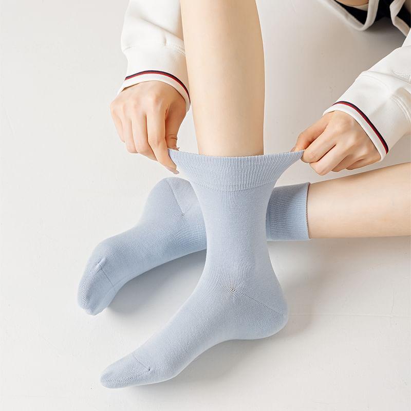 Plain Crew Socks Product Image