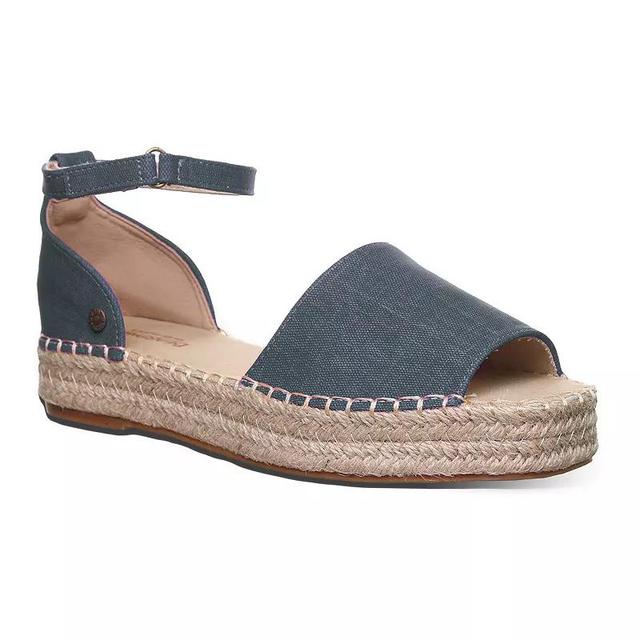 Bearpaw Affogato Womens Espadrille Sandals Blue Product Image