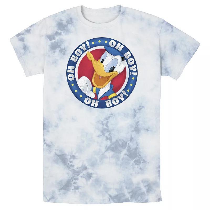 Mens Disney Mickey & Friends Donald Duck Oh Boy Oh Boy Oh Boy Bomabrd Wash Tee Product Image